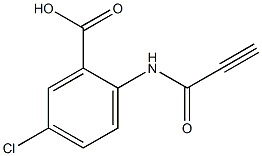 5-chloro-2-(propioloylamino)benzoic acid Struktur