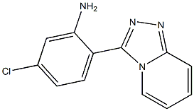 5-chloro-2-[1,2,4]triazolo[4,3-a]pyridin-3-ylaniline Struktur