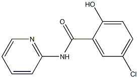 5-chloro-2-hydroxy-N-(pyridin-2-yl)benzamide Struktur