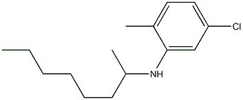 5-chloro-2-methyl-N-(octan-2-yl)aniline Struktur