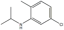 5-chloro-2-methyl-N-(propan-2-yl)aniline Struktur