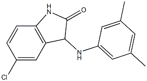 5-chloro-3-[(3,5-dimethylphenyl)amino]-2,3-dihydro-1H-indol-2-one Struktur