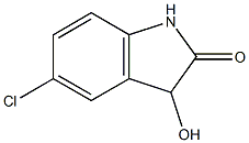 5-chloro-3-hydroxy-2,3-dihydro-1H-indol-2-one Struktur