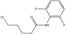 5-chloro-N-(2,6-difluorophenyl)pentanamide Struktur