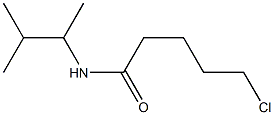 5-chloro-N-(3-methylbutan-2-yl)pentanamide Struktur