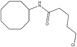 5-chloro-N-cyclooctylpentanamide Struktur