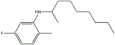 5-fluoro-2-methyl-N-(nonan-2-yl)aniline Struktur