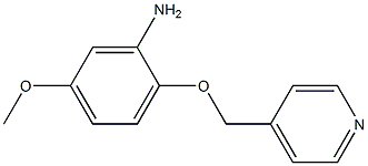 5-methoxy-2-(pyridin-4-ylmethoxy)aniline Struktur