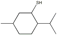 5-methyl-2-(propan-2-yl)cyclohexane-1-thiol Struktur