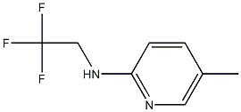 5-methyl-N-(2,2,2-trifluoroethyl)pyridin-2-amine Struktur