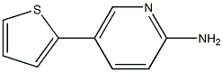 5-thien-2-ylpyridin-2-amine Struktur