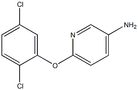 6-(2,5-dichlorophenoxy)pyridin-3-amine Struktur