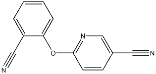 6-(2-cyanophenoxy)nicotinonitrile Struktur