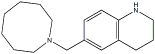 6-(azocan-1-ylmethyl)-1,2,3,4-tetrahydroquinoline Struktur