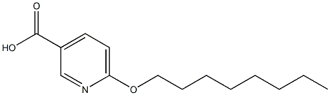 6-(octyloxy)pyridine-3-carboxylic acid Struktur