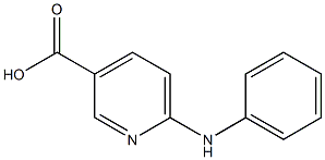 6-(phenylamino)pyridine-3-carboxylic acid Struktur