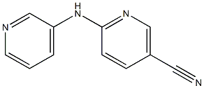 6-(pyridin-3-ylamino)nicotinonitrile Struktur