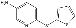 6-(thiophen-2-ylsulfanyl)pyridin-3-amine Struktur