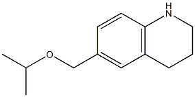 6-[(propan-2-yloxy)methyl]-1,2,3,4-tetrahydroquinoline Struktur