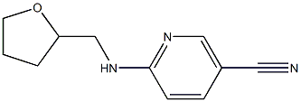 6-[(tetrahydrofuran-2-ylmethyl)amino]nicotinonitrile Struktur