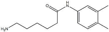 6-amino-N-(3,4-dimethylphenyl)hexanamide Struktur