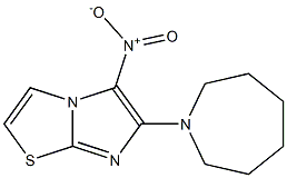 6-azepan-1-yl-5-nitroimidazo[2,1-b][1,3]thiazole Struktur