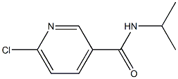 6-chloro-N-(propan-2-yl)pyridine-3-carboxamide Struktur