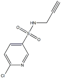 6-chloro-N-prop-2-ynylpyridine-3-sulfonamide Struktur