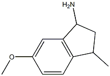 6-methoxy-3-methyl-2,3-dihydro-1H-inden-1-amine Struktur