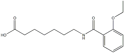 7-[(2-ethoxybenzoyl)amino]heptanoic acid Struktur