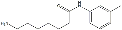 7-amino-N-(3-methylphenyl)heptanamide Struktur