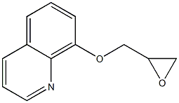 8-(oxiran-2-ylmethoxy)quinoline Struktur