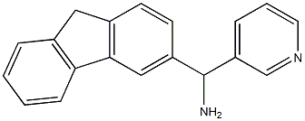 9H-fluoren-3-yl(pyridin-3-yl)methanamine Struktur