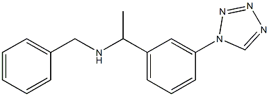 benzyl({1-[3-(1H-1,2,3,4-tetrazol-1-yl)phenyl]ethyl})amine Struktur