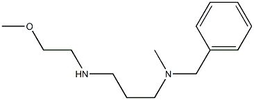 benzyl({3-[(2-methoxyethyl)amino]propyl})methylamine Struktur