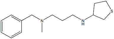 benzyl(methyl)[3-(thiolan-3-ylamino)propyl]amine Struktur