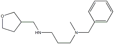 benzyl(methyl){3-[(oxolan-3-ylmethyl)amino]propyl}amine Struktur