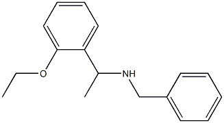 benzyl[1-(2-ethoxyphenyl)ethyl]amine Struktur