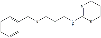 benzyl[3-(5,6-dihydro-4H-1,3-thiazin-2-ylamino)propyl]methylamine Struktur