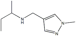 butan-2-yl[(1-methyl-1H-pyrazol-4-yl)methyl]amine Struktur