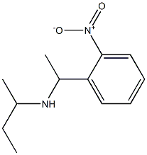 butan-2-yl[1-(2-nitrophenyl)ethyl]amine Struktur