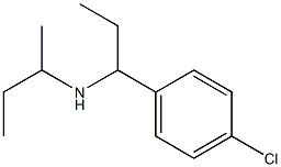 butan-2-yl[1-(4-chlorophenyl)propyl]amine Struktur