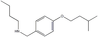 butyl({[4-(3-methylbutoxy)phenyl]methyl})amine Struktur