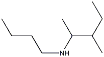 butyl(3-methylpentan-2-yl)amine Struktur