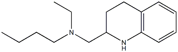 butyl(ethyl)(1,2,3,4-tetrahydroquinolin-2-ylmethyl)amine Struktur