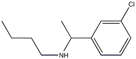 butyl[1-(3-chlorophenyl)ethyl]amine Struktur