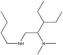 butyl[2-(dimethylamino)-3-ethylpentyl]amine Struktur