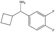 cyclobutyl(3,4-difluorophenyl)methanamine Struktur