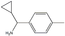 cyclopropyl(4-methylphenyl)methanamine Struktur