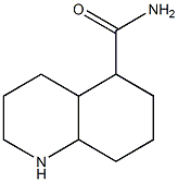 decahydroquinoline-5-carboxamide Struktur